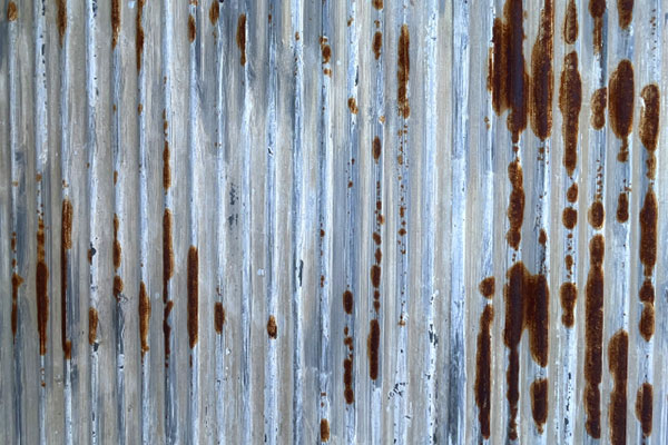 外壁の劣化のサイン：鉄部の錆び